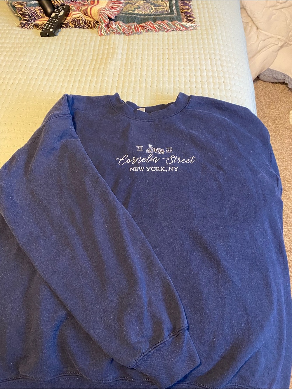 Taylor swift Cornelia Street Navy crewneck